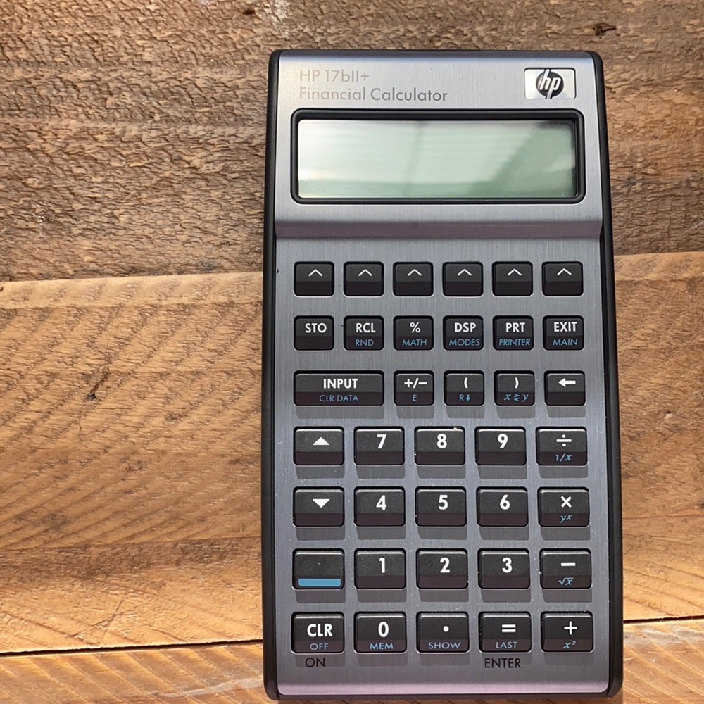 HP 17bll+ financial calculator